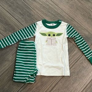 Hanna Andersson Star Wars Baby Yoda Pajamas